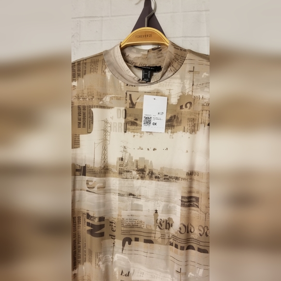 Forever21 plus sheer mesh dress - Picture 6 of 7